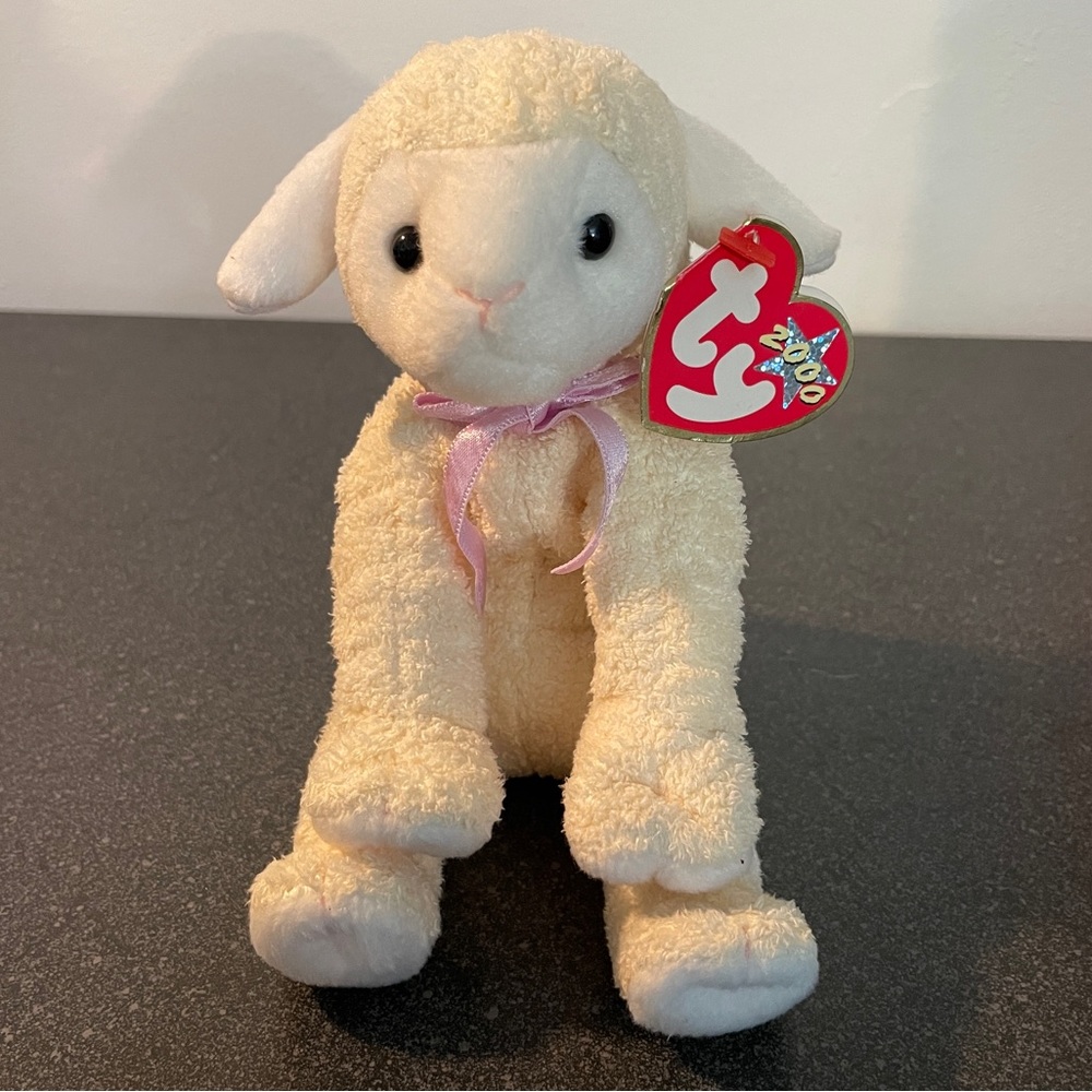 3/$12! Ty Beanie Baby - Fleecie the Lamb - MWMT!